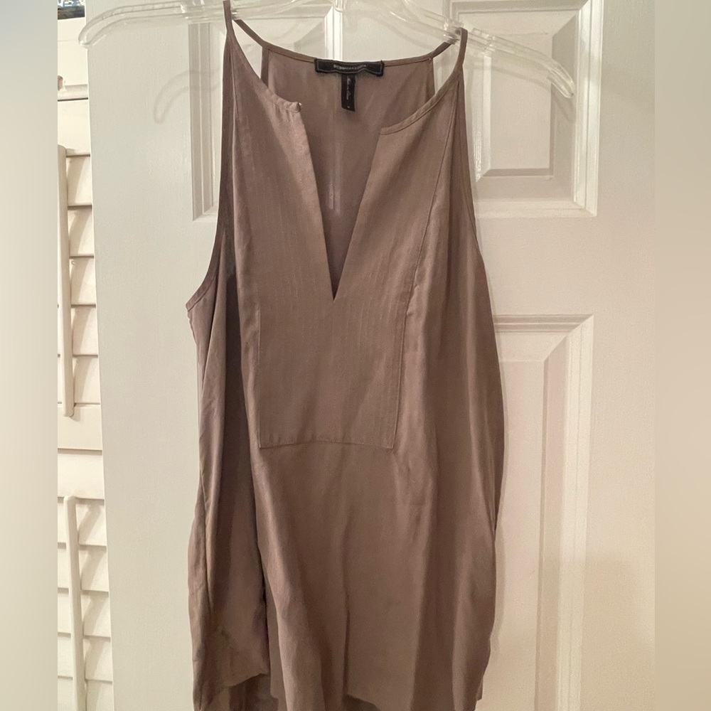BCBG Maxazria Tan Tank - size S
